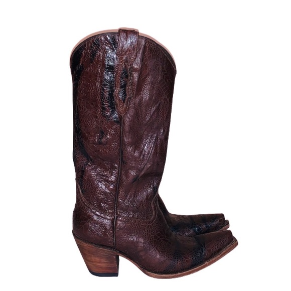 Lucchese Snip Toe Cowboy Boots Size 7.5 Western - Picture 3 of 15